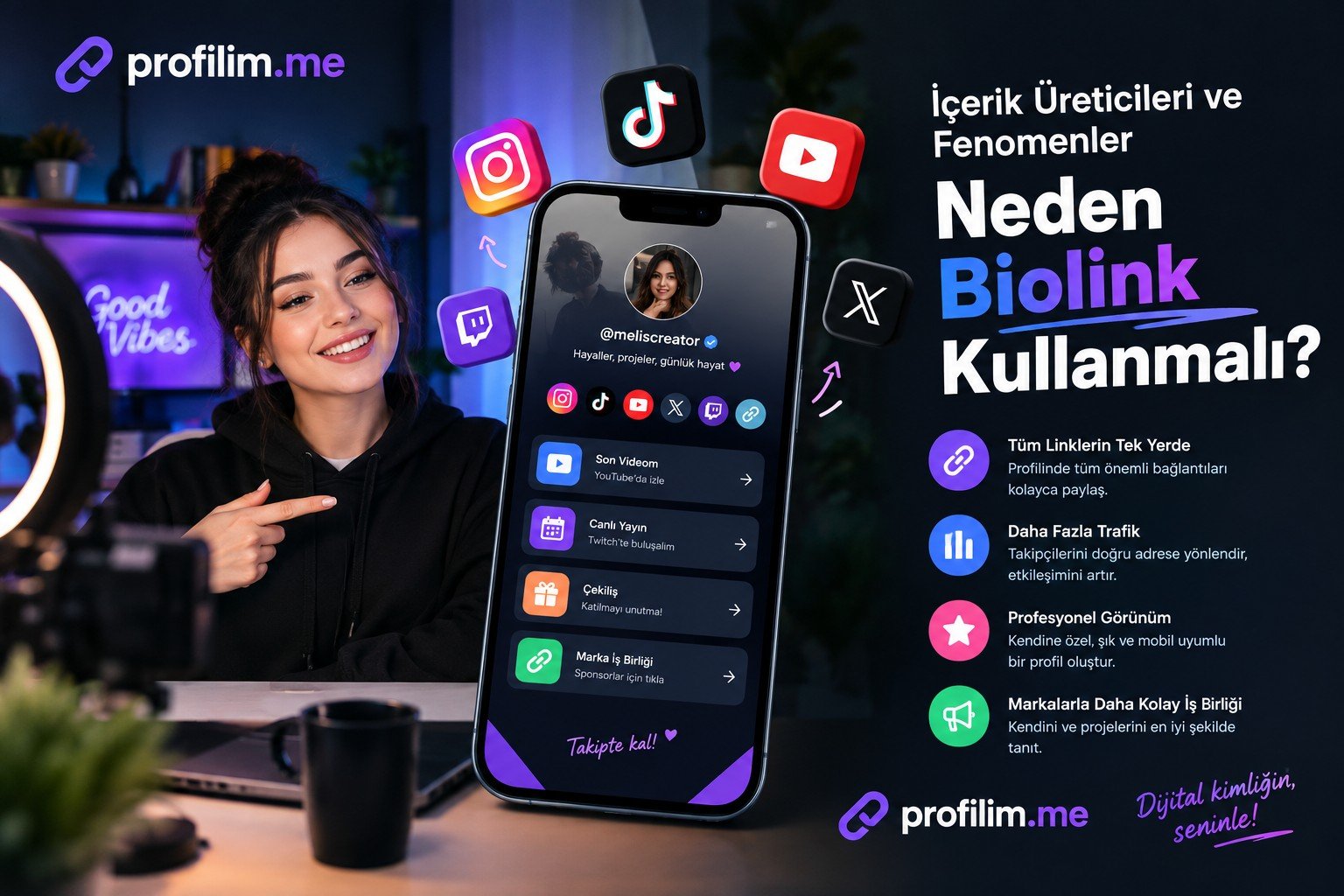 İçerik Üreticileri ve Fenomenler Neden Biolink Kullanmalı?